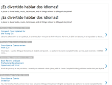 Tablet Screenshot of bilingualchildrensprogramming.blogspot.com