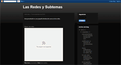 Desktop Screenshot of lasredesysubtemas.blogspot.com
