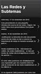 Mobile Screenshot of lasredesysubtemas.blogspot.com