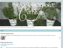 Tablet Screenshot of mygreenbraecottage.blogspot.com