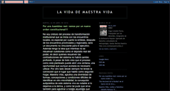 Desktop Screenshot of lamaestravida.blogspot.com