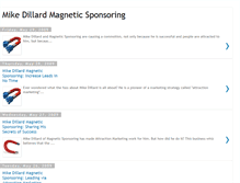 Tablet Screenshot of mike-dillard-magnetic-sponsoring.blogspot.com