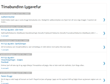 Tablet Screenshot of lygavefurinn.blogspot.com