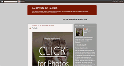 Desktop Screenshot of larevistadelaraib.blogspot.com