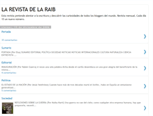 Tablet Screenshot of larevistadelaraib.blogspot.com