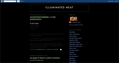 Desktop Screenshot of illuminatedmeat.blogspot.com