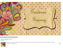 Tablet Screenshot of gardeningranny.blogspot.com