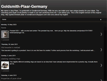 Tablet Screenshot of goldsmith-plaar-germany.blogspot.com