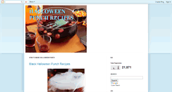 Desktop Screenshot of halloweenpunchrecipes.blogspot.com