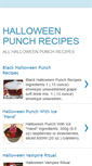 Mobile Screenshot of halloweenpunchrecipes.blogspot.com