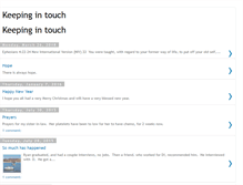 Tablet Screenshot of keepingintouchgrandma.blogspot.com