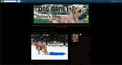 Desktop Screenshot of doggoneit-byronsblog.blogspot.com