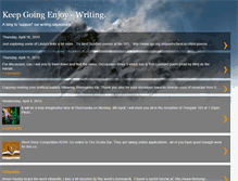 Tablet Screenshot of keepgoingenjoy.blogspot.com