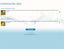 Tablet Screenshot of eventosdelmeselige.blogspot.com