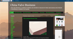 Desktop Screenshot of chinavalvebusiness.blogspot.com