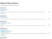 Tablet Screenshot of deliciasparaceliacos.blogspot.com