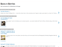 Tablet Screenshot of bowsnberries.blogspot.com