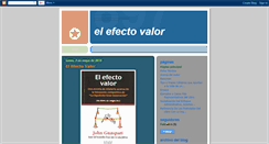 Desktop Screenshot of elefectovalor.blogspot.com