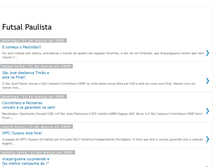 Tablet Screenshot of futsalpaulista.blogspot.com