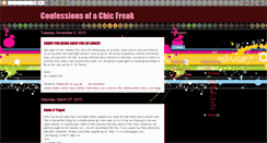 Desktop Screenshot of confessionsofachicfreak.blogspot.com