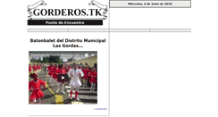 Desktop Screenshot of elrincongordero.blogspot.com