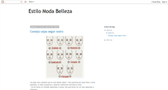 Desktop Screenshot of estilomodabelleza.blogspot.com
