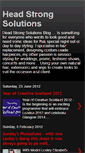 Mobile Screenshot of headstrongsolutions.blogspot.com