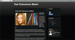 Desktop Screenshot of glamhairextensionsmiami.blogspot.com