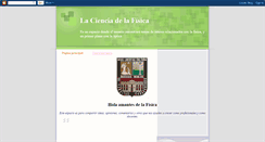 Desktop Screenshot of lacienciadelafisica.blogspot.com