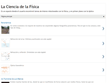 Tablet Screenshot of lacienciadelafisica.blogspot.com