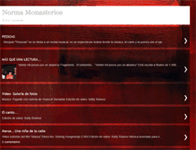 Tablet Screenshot of normamonasterios.blogspot.com