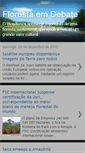 Mobile Screenshot of florestaemdebate.blogspot.com