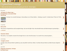 Tablet Screenshot of cyphersoulounge.blogspot.com