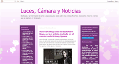 Desktop Screenshot of luces-camaraynoticias.blogspot.com