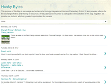 Tablet Screenshot of huskybytes.blogspot.com