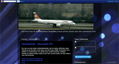Desktop Screenshot of luftfahrtfotoschweiz.blogspot.com