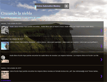 Tablet Screenshot of cruzandolaniebla.blogspot.com