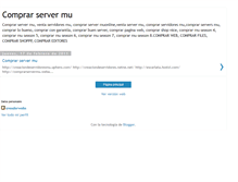 Tablet Screenshot of comprarservermu.blogspot.com