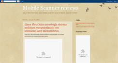 Desktop Screenshot of mobile-scanner-reviews.blogspot.com