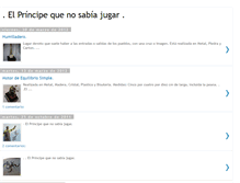 Tablet Screenshot of elprincipequenosabiajugar.blogspot.com