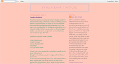 Desktop Screenshot of irmasrosecottage.blogspot.com