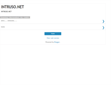 Tablet Screenshot of intruso.blogspot.com
