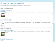 Tablet Screenshot of laminimaverdad.blogspot.com