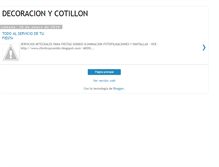 Tablet Screenshot of decoracionycotillon.blogspot.com