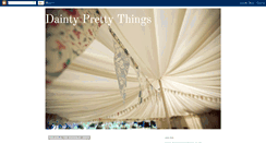 Desktop Screenshot of dainty-pretty-things.blogspot.com