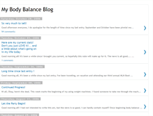 Tablet Screenshot of mybodybalanceblog.blogspot.com