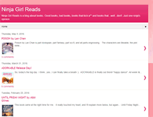 Tablet Screenshot of ninjagirlreads.blogspot.com