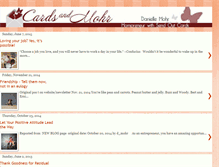 Tablet Screenshot of cardsandmohr.blogspot.com