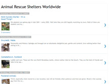 Tablet Screenshot of animalrescuesheltersworldwide.blogspot.com