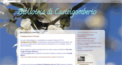 Desktop Screenshot of bibliotecacastelgomberto.blogspot.com